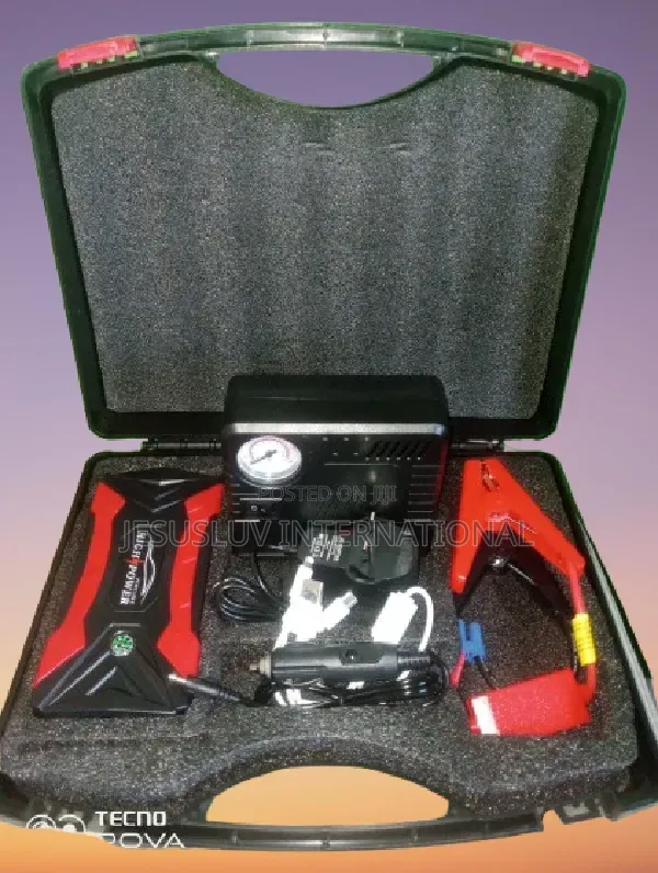 Multifunction H-p 3 In 1 Car Jump Starter With Tyre Inflator Pump