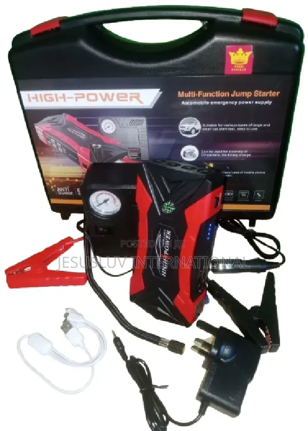 Quick Fast Jump Starter for Car Battery Booster With Tyre Inflator