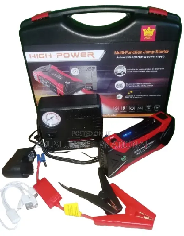 Quick Fast Jump Starter for Car Battery Booster With Tyre Inflator