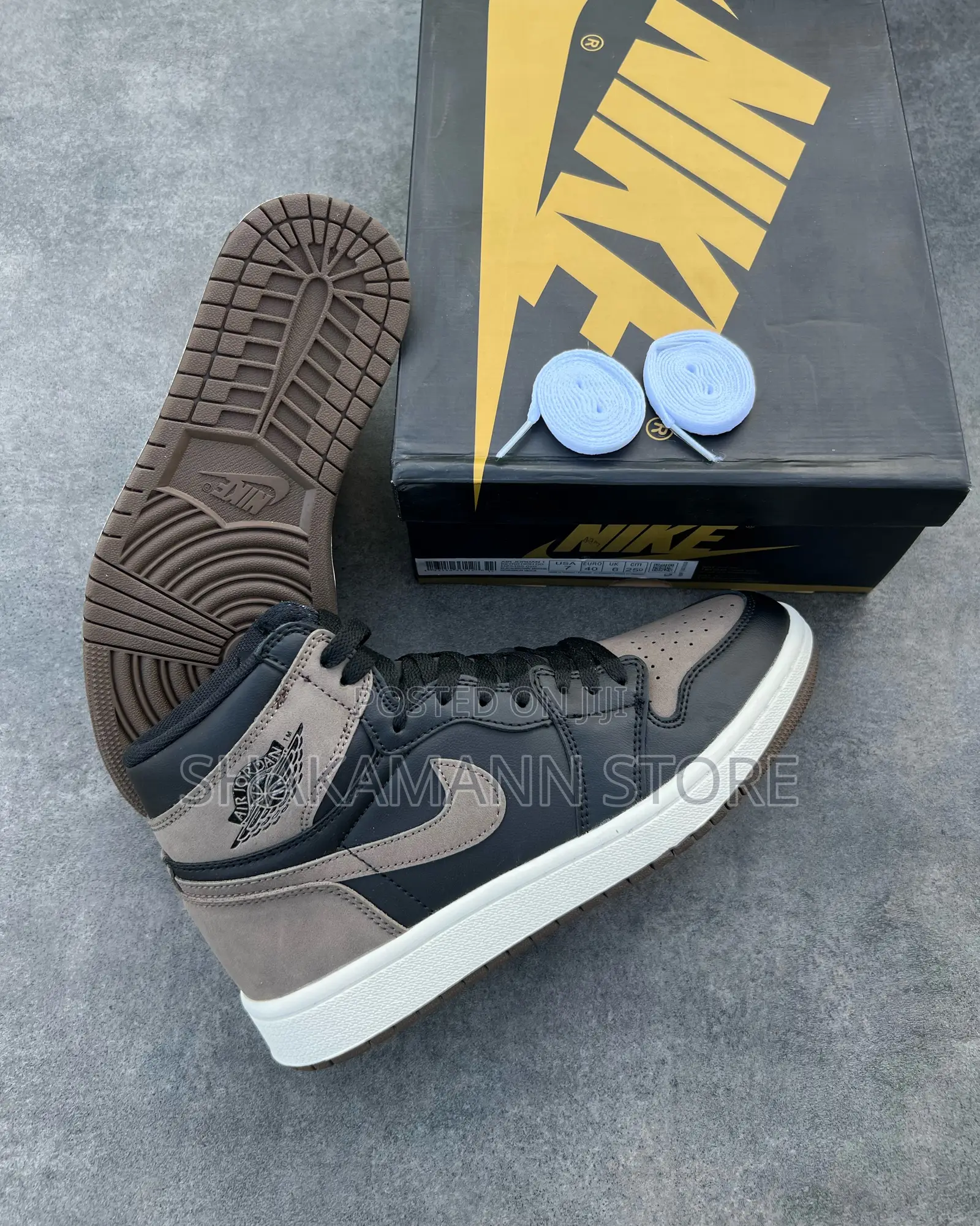 Original Air Jordan 1 High Brown Black
