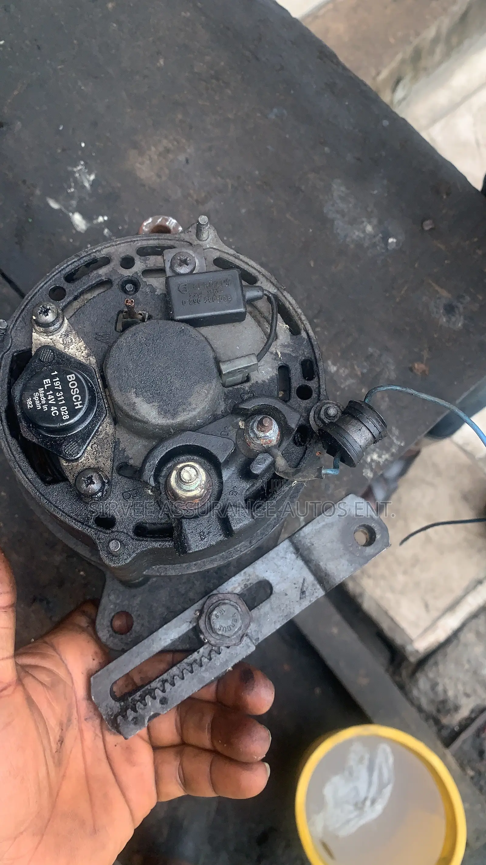 Alternator 65ah Bosch Straight Hand for Perkins Generator