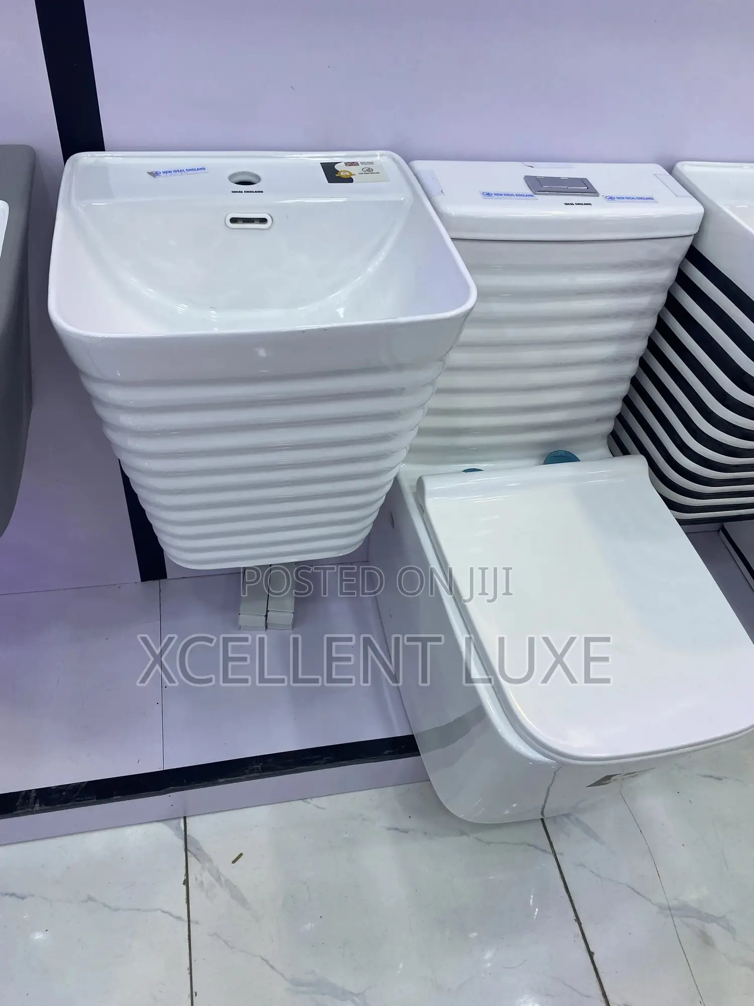 Executive Wc  With Wall Hug Wash Hand Basin
