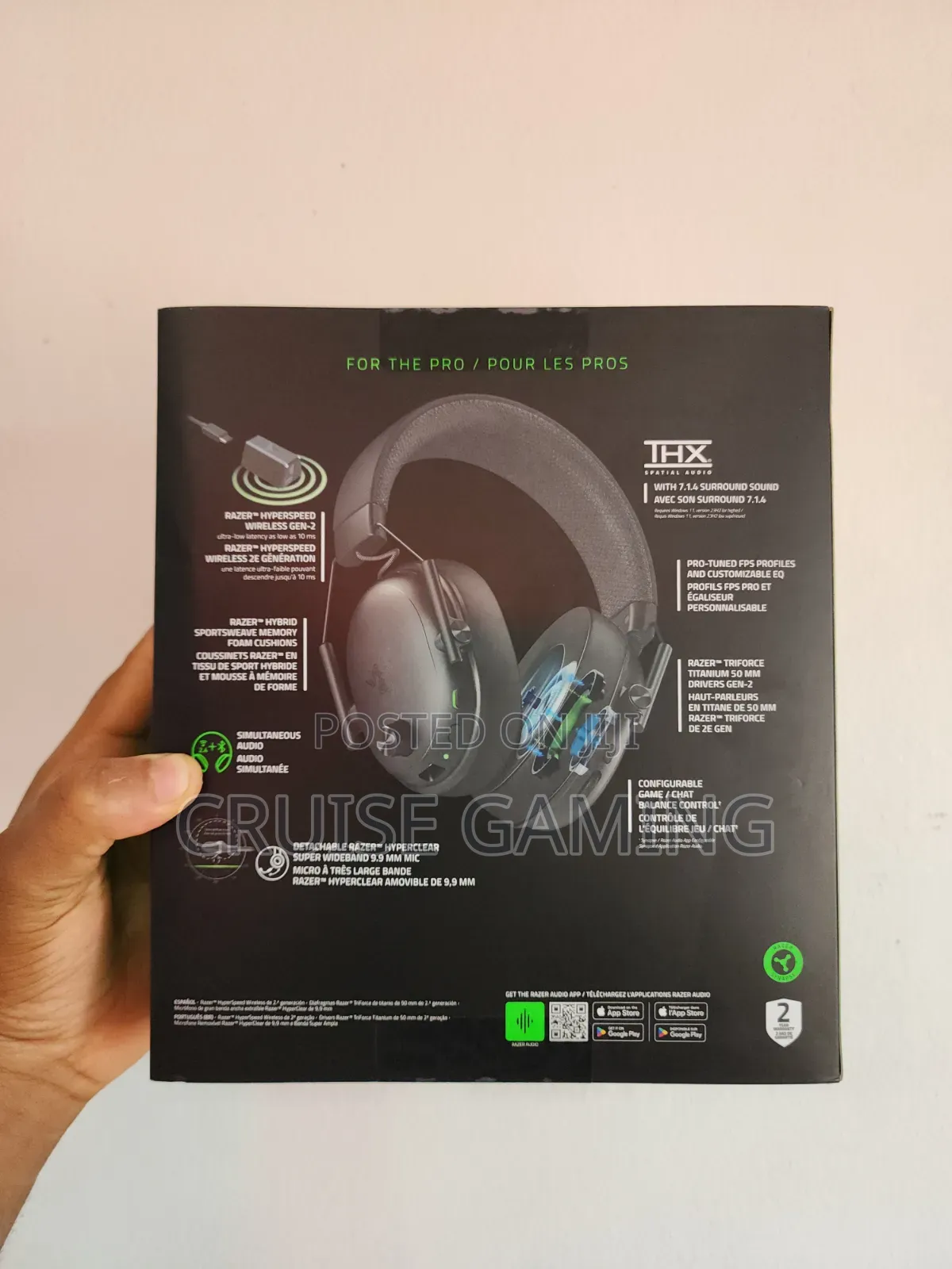 Razer Blackshark V3 Wireless Gaming Headset 2025 Model