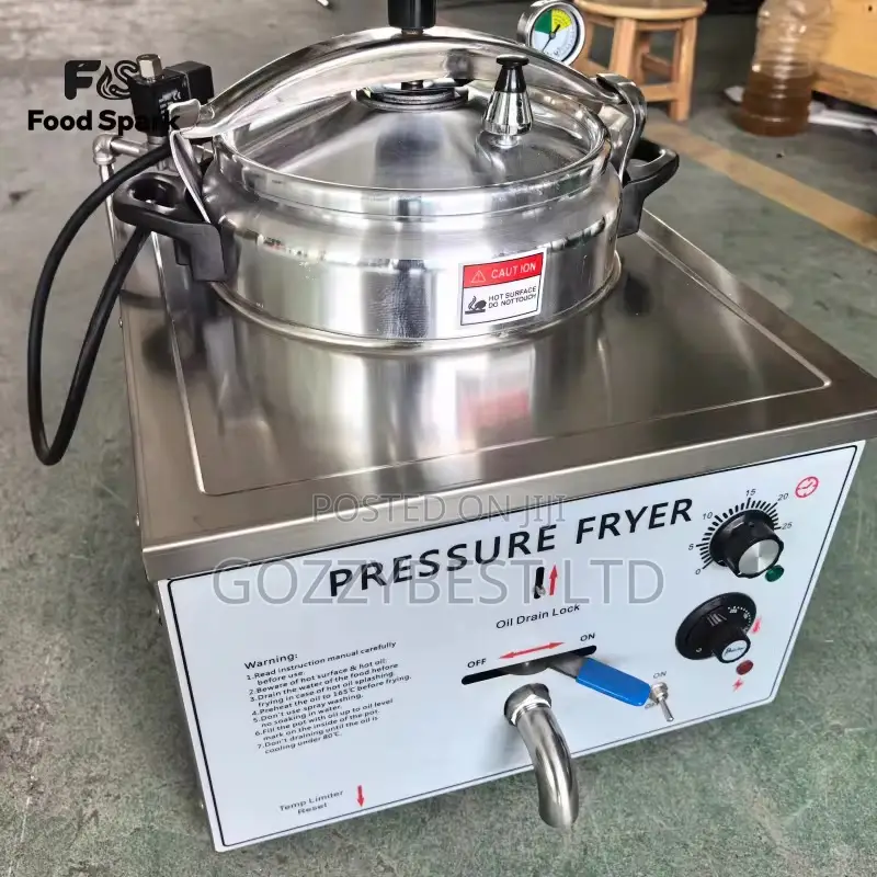 Commercial Tabletop Pressure Fryer 16l