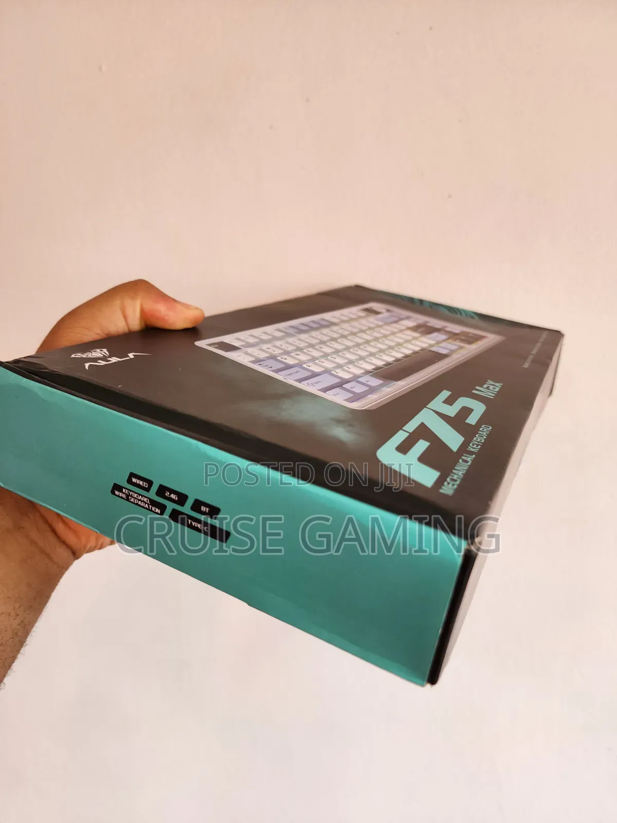 Aula F75 Max RGB Mechanical Gaming Keyboard With Screen Tactile Knob