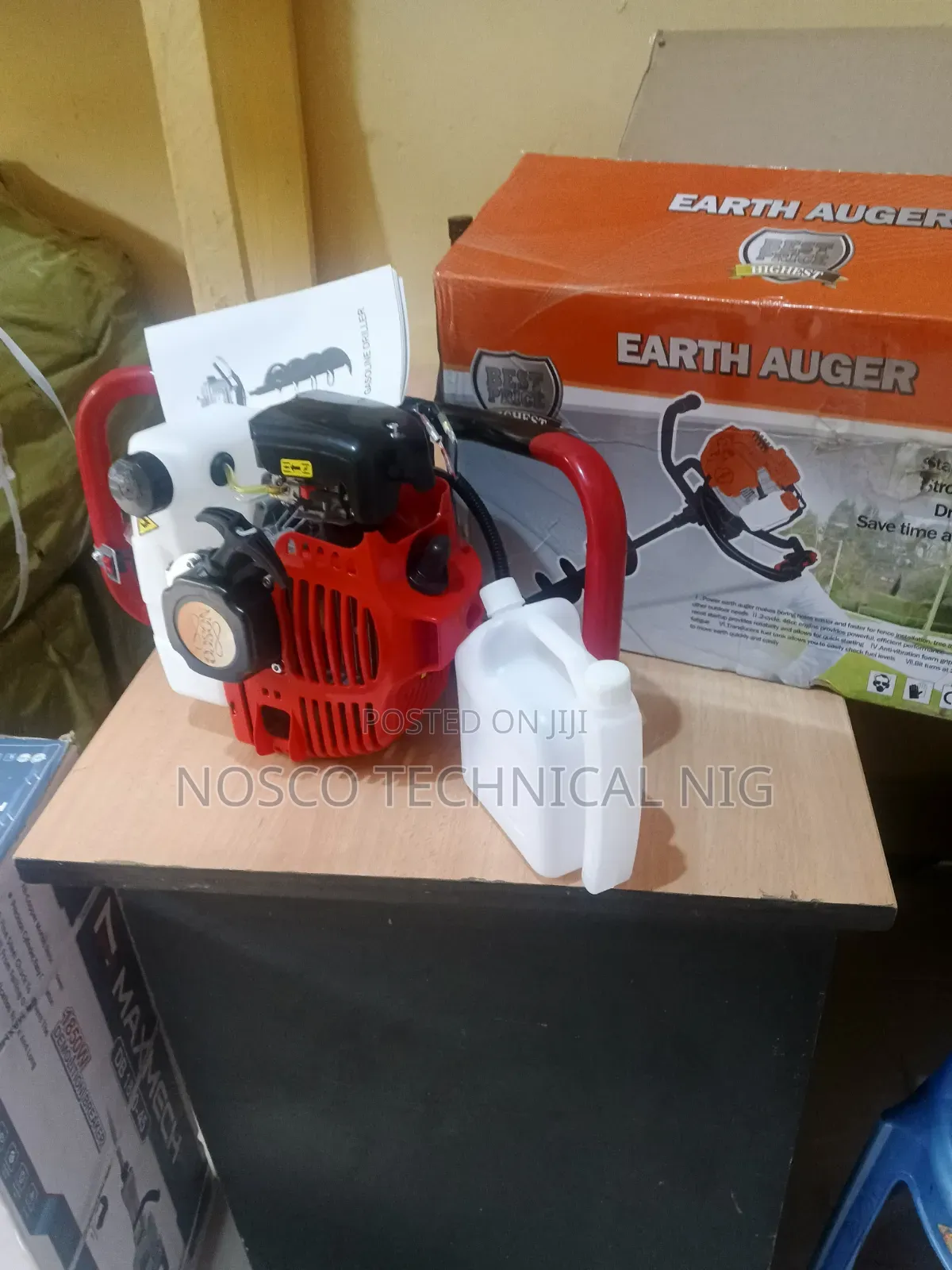Gasoline Earth Auger Drilling Machine