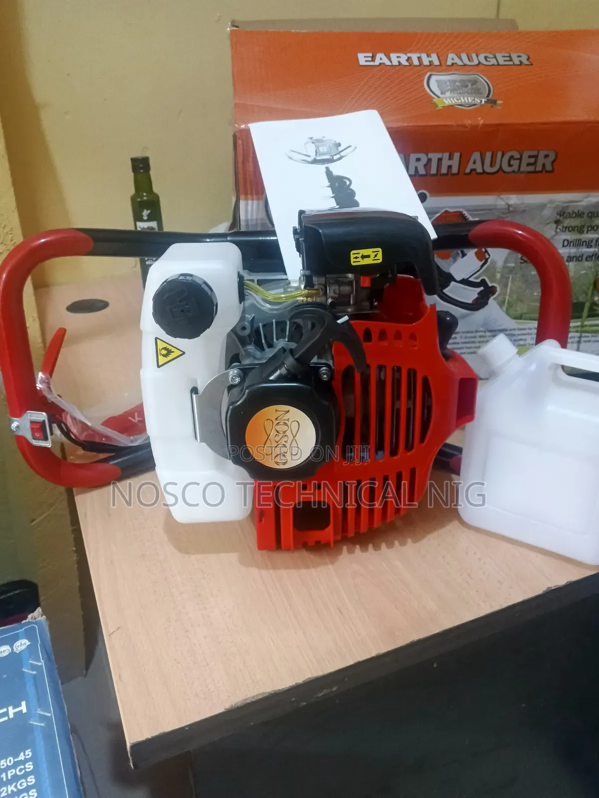 Gasoline Earth Auger Drilling Machine