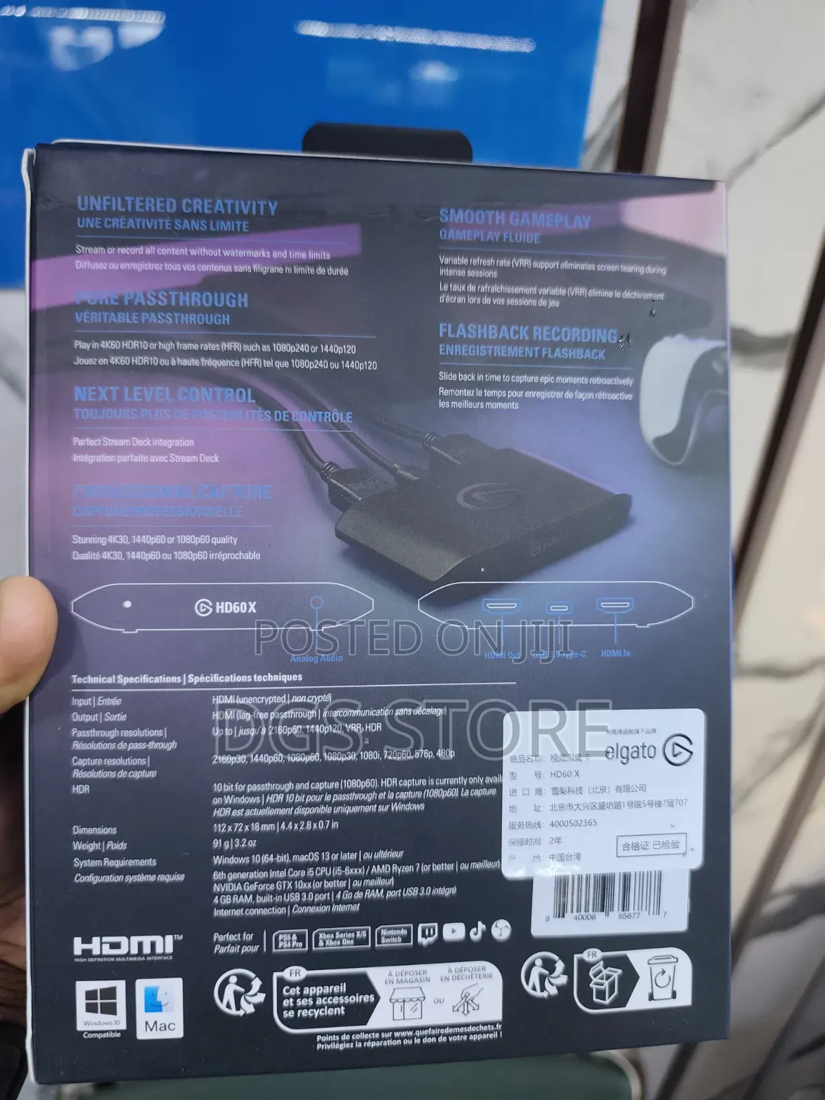 Elgato Hd60 X Game Capture Card
