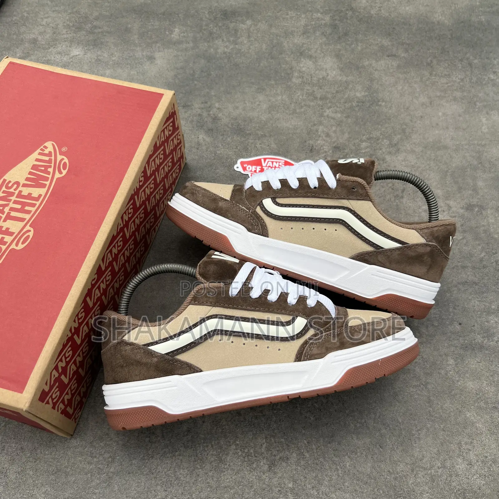 Original Hylane Vans Brown and White