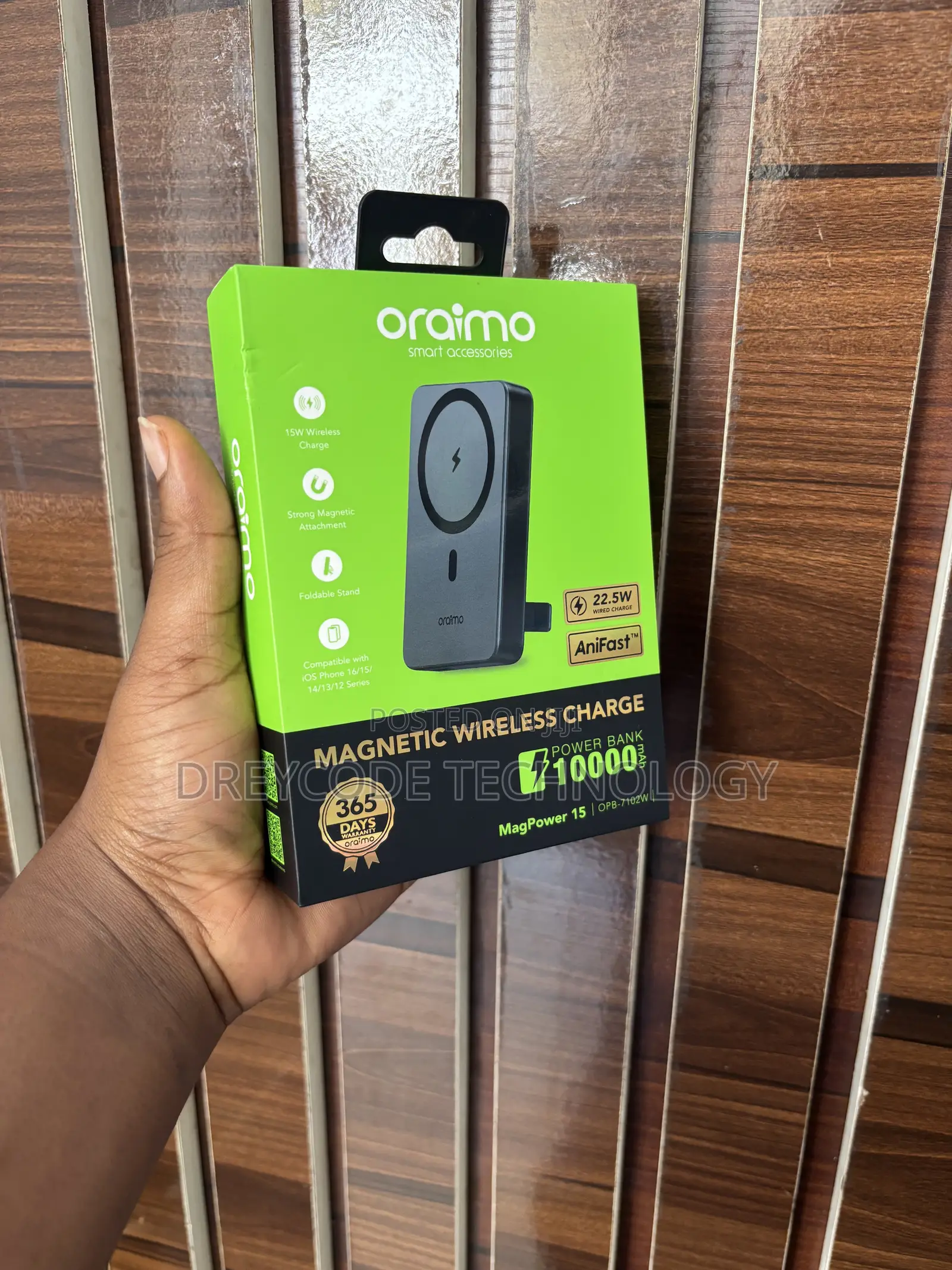 Oraimo 10000mah Magnetic Wireless Charge