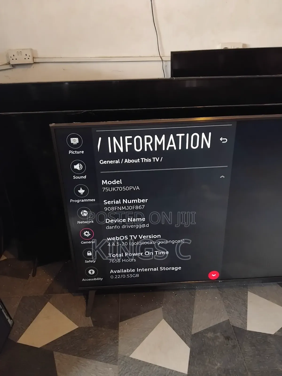 75 Inches Lg, Uk Used