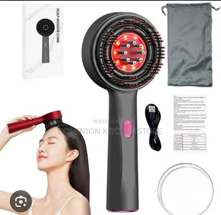 Electric Scalp Massage Comb - Usb Rechargeable for Head Relaxation