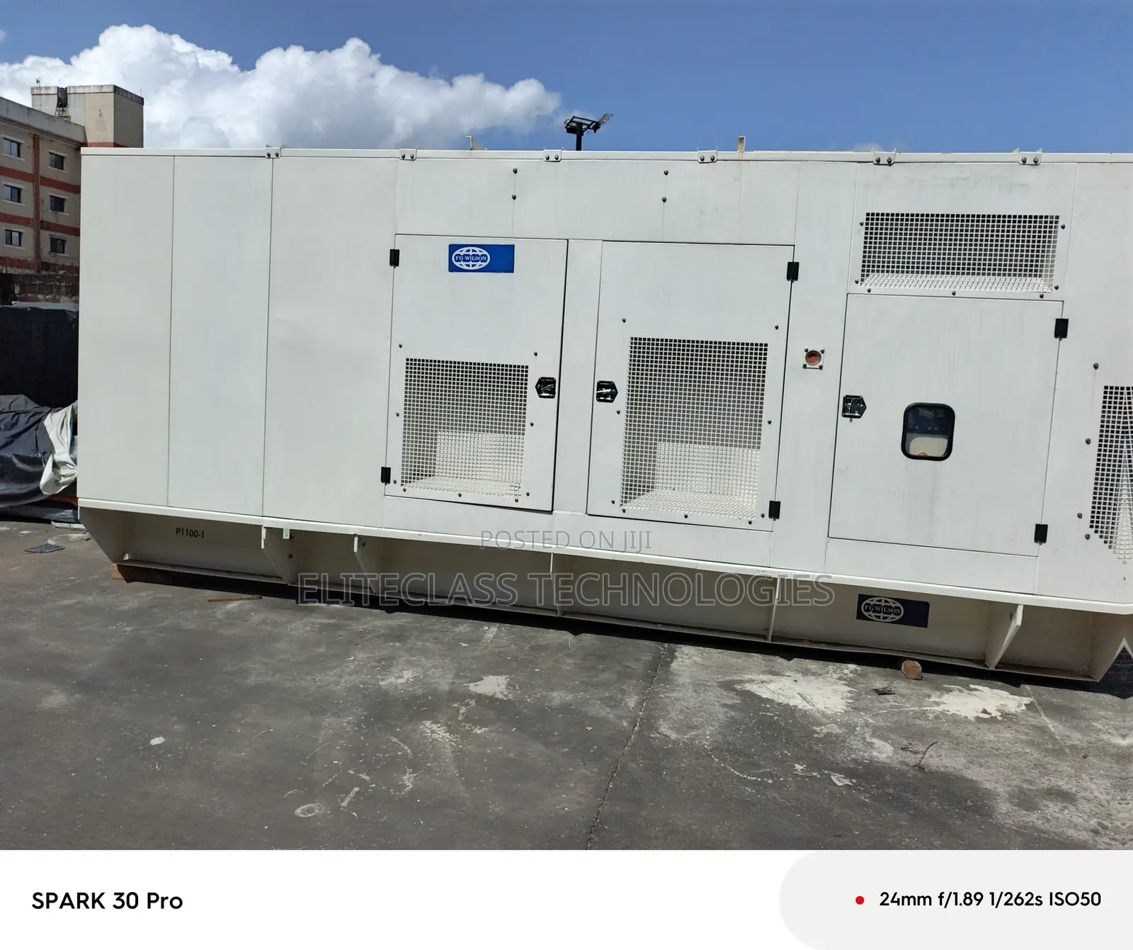 Fg Wilson 1000 Kva Soundproof Diesel Generator