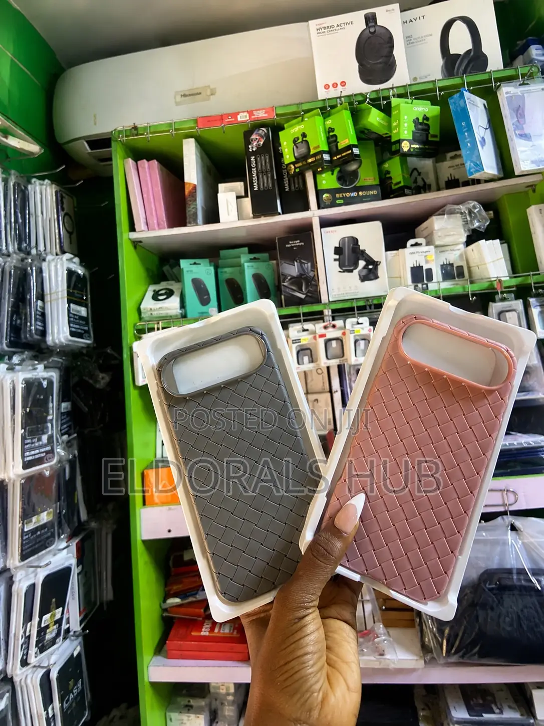Luxury Woven Silicone Phone Case for iPhone – Soft Matte Cover