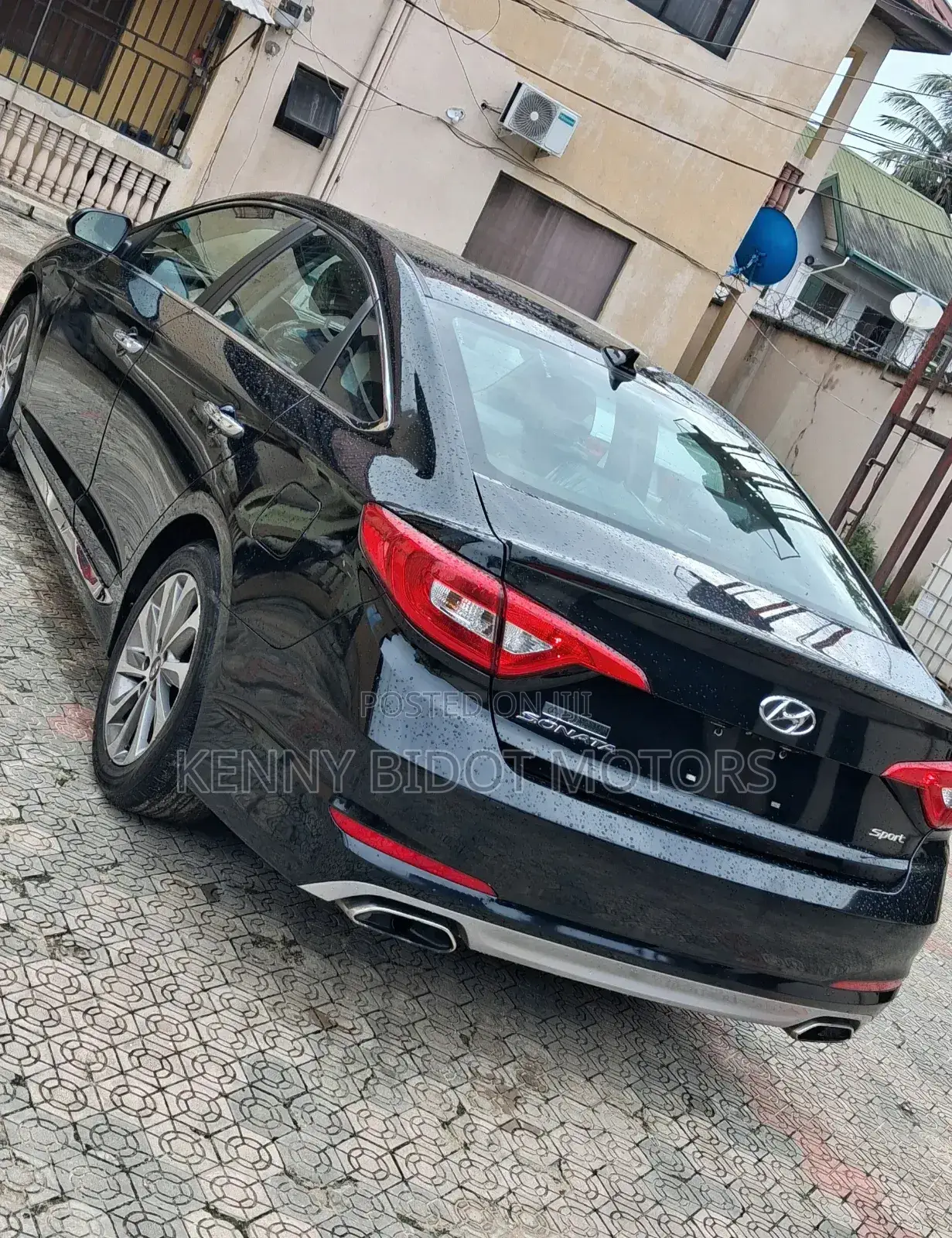 Hyundai Sonata Sport 4dr Sedan (2.4L 4cyl 6A) 2015 Black