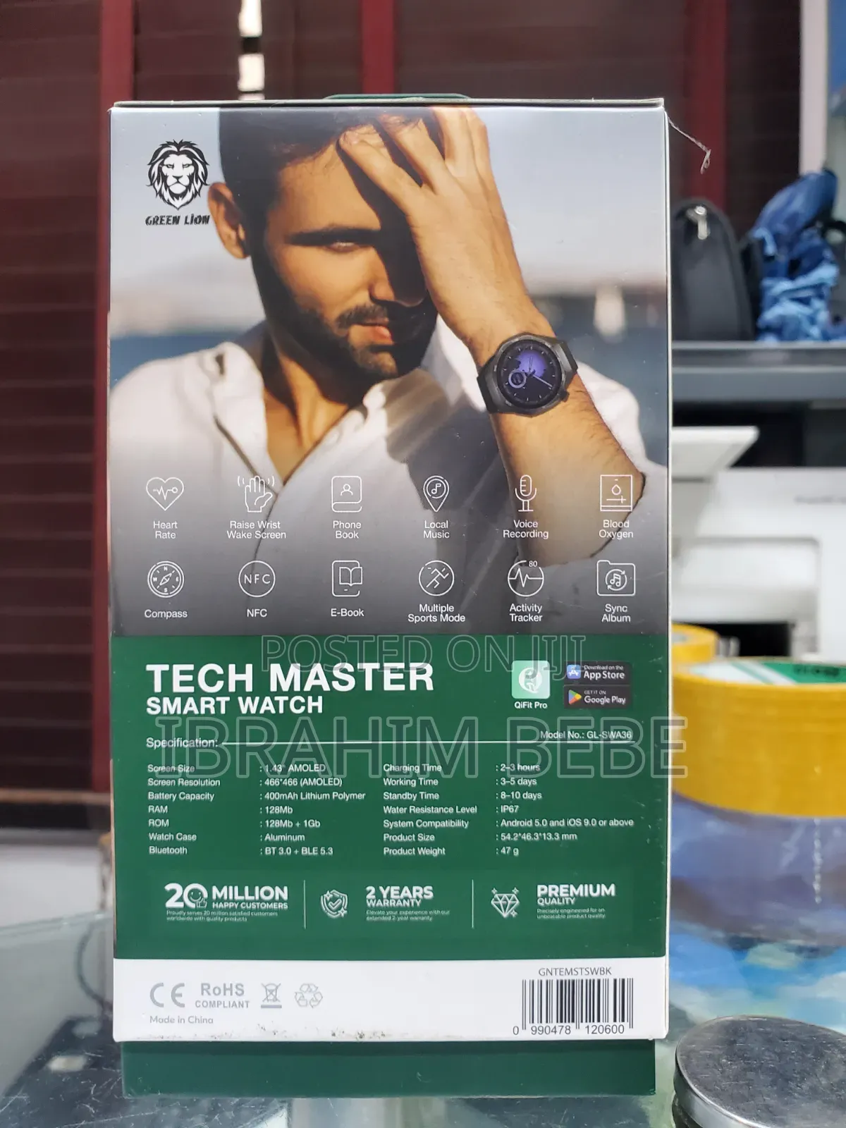 Green Lion Tech Master Smart Watch