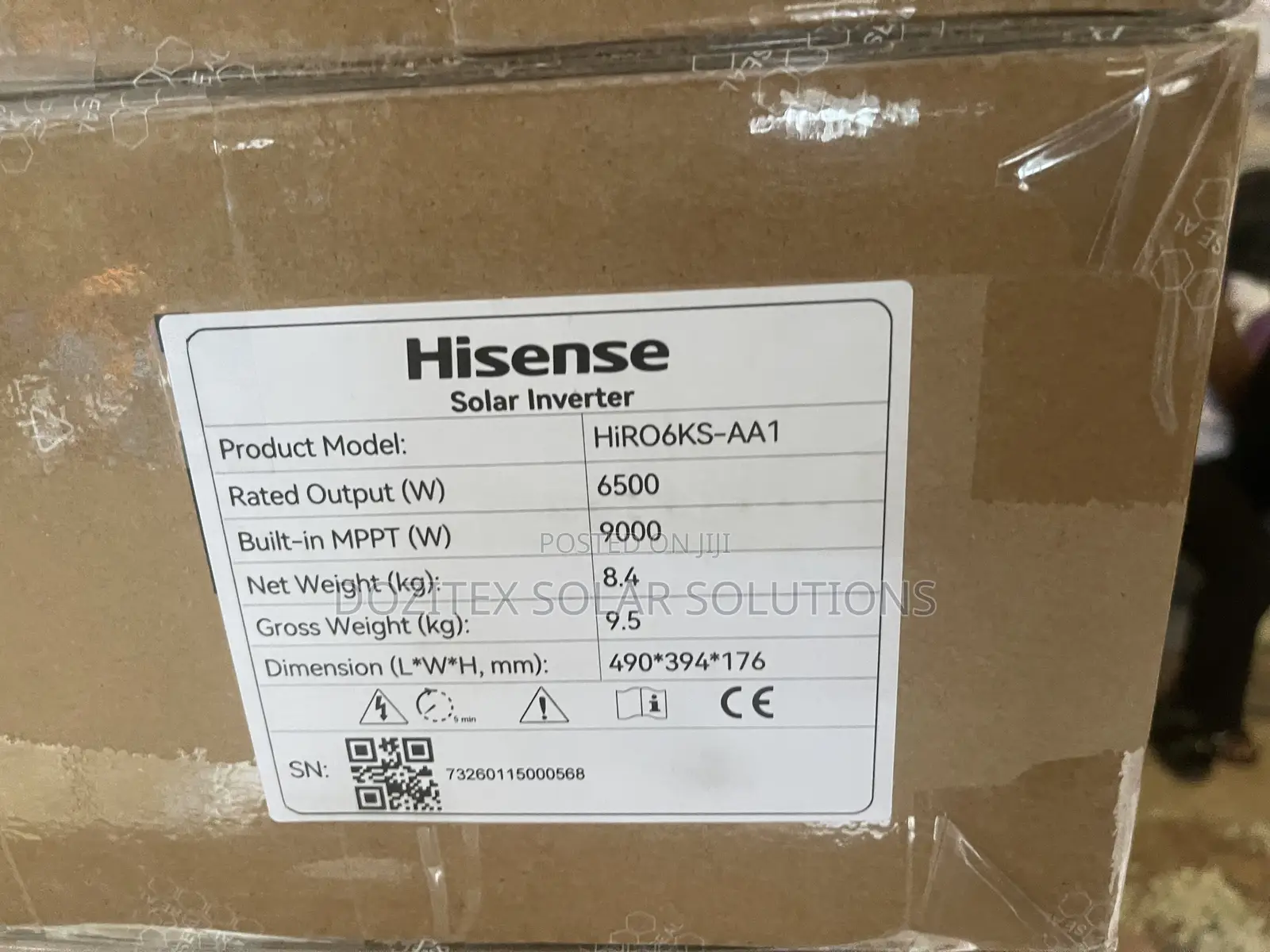 Hisense 6.5kva/48v Solar Hybrid Inverter