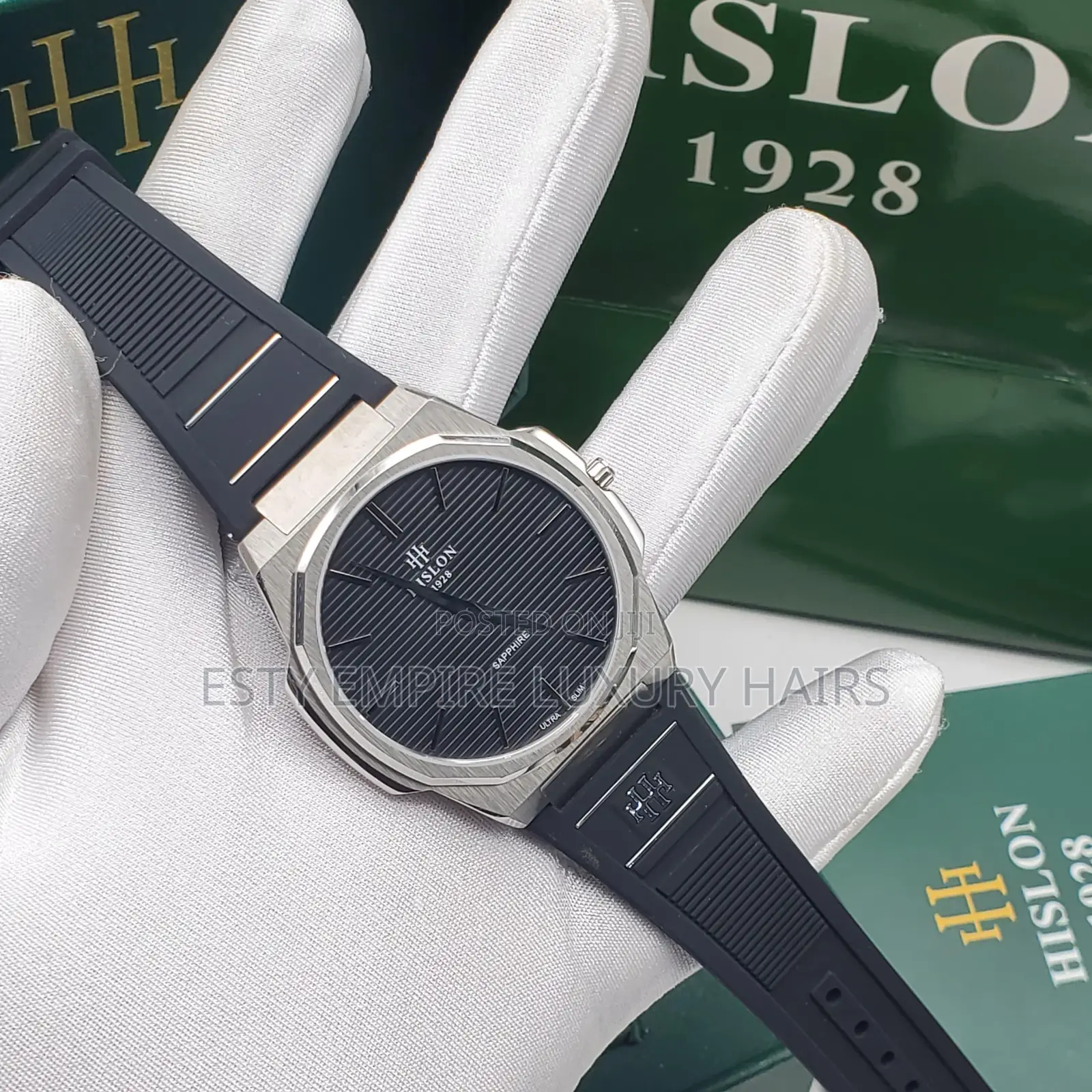 High Quality Luxury Hislon Cl127 Rubber Wristwatch