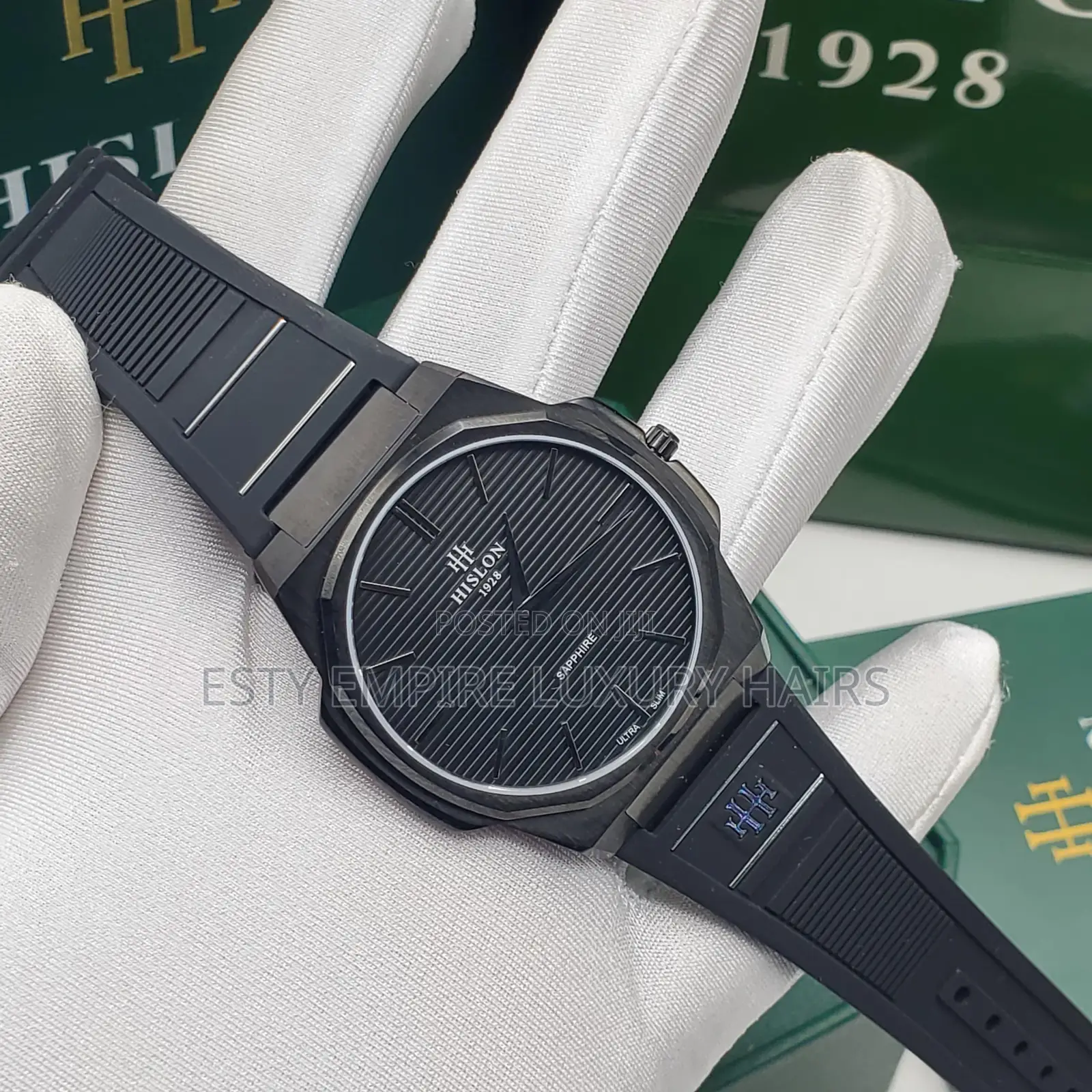 High Quality Luxury Hislon Cl127 Rubber Wristwatch