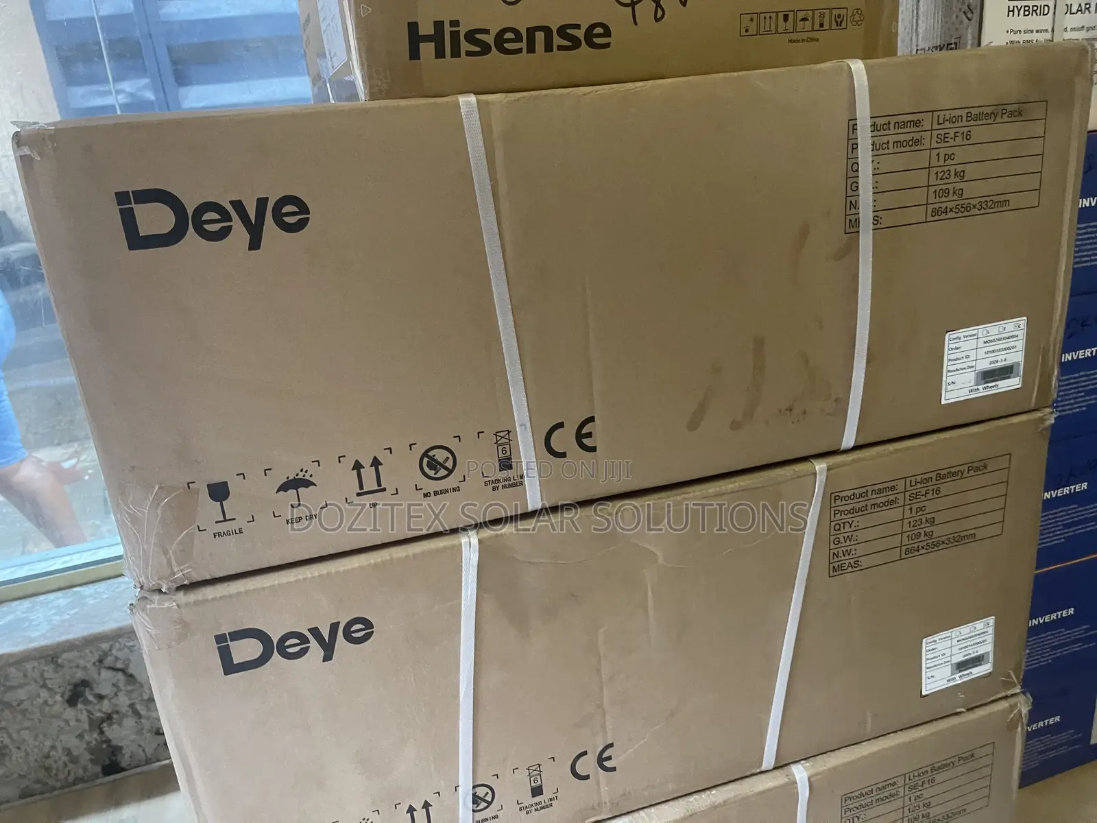 Deye 16.5kw/48v Lithium Battery