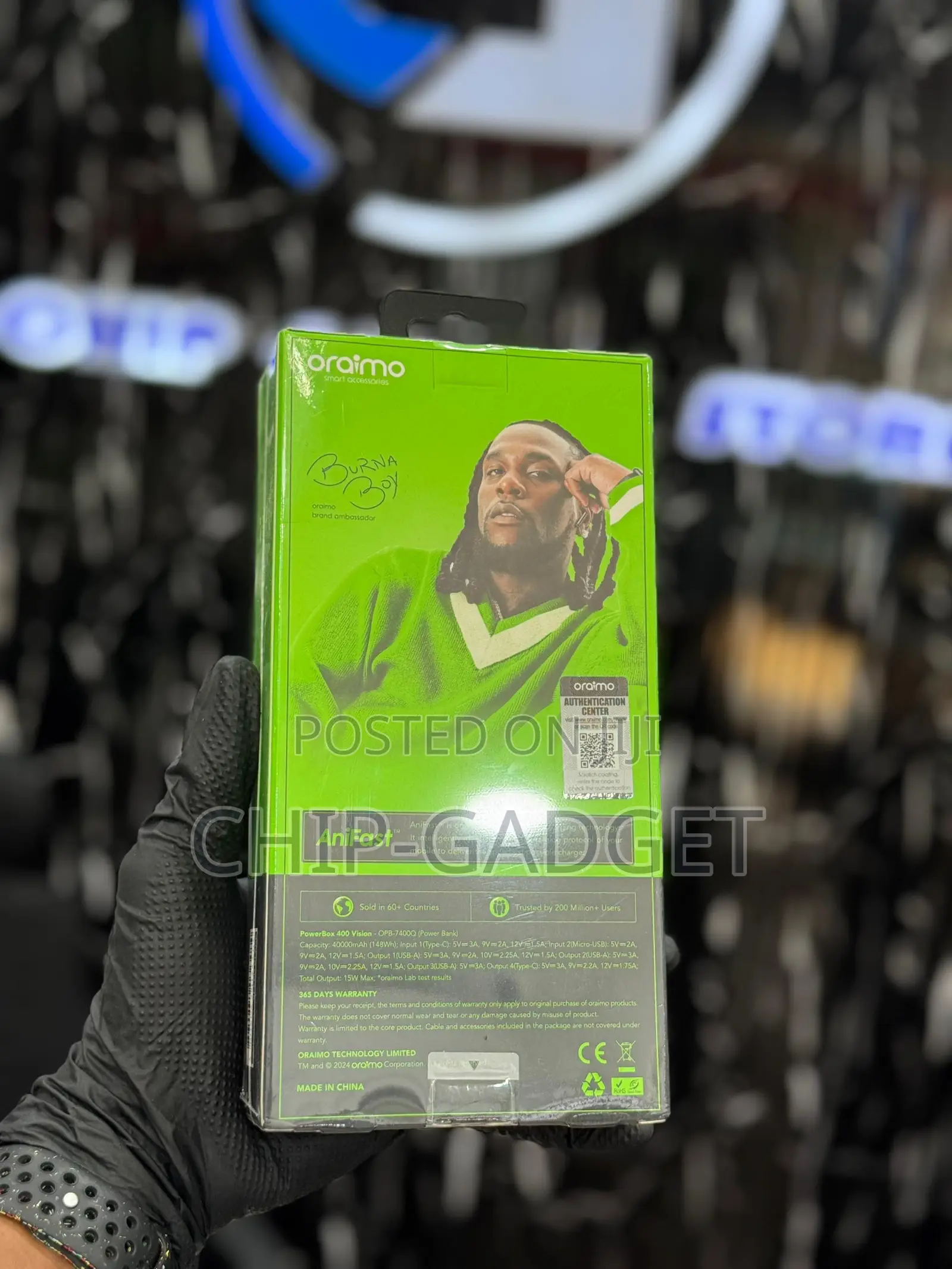 Oraimo 40,000 Mah Power Bank