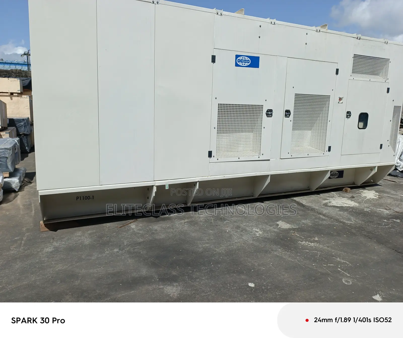 Fg Wilson Acoustic 1000kva Diesel Generator Set