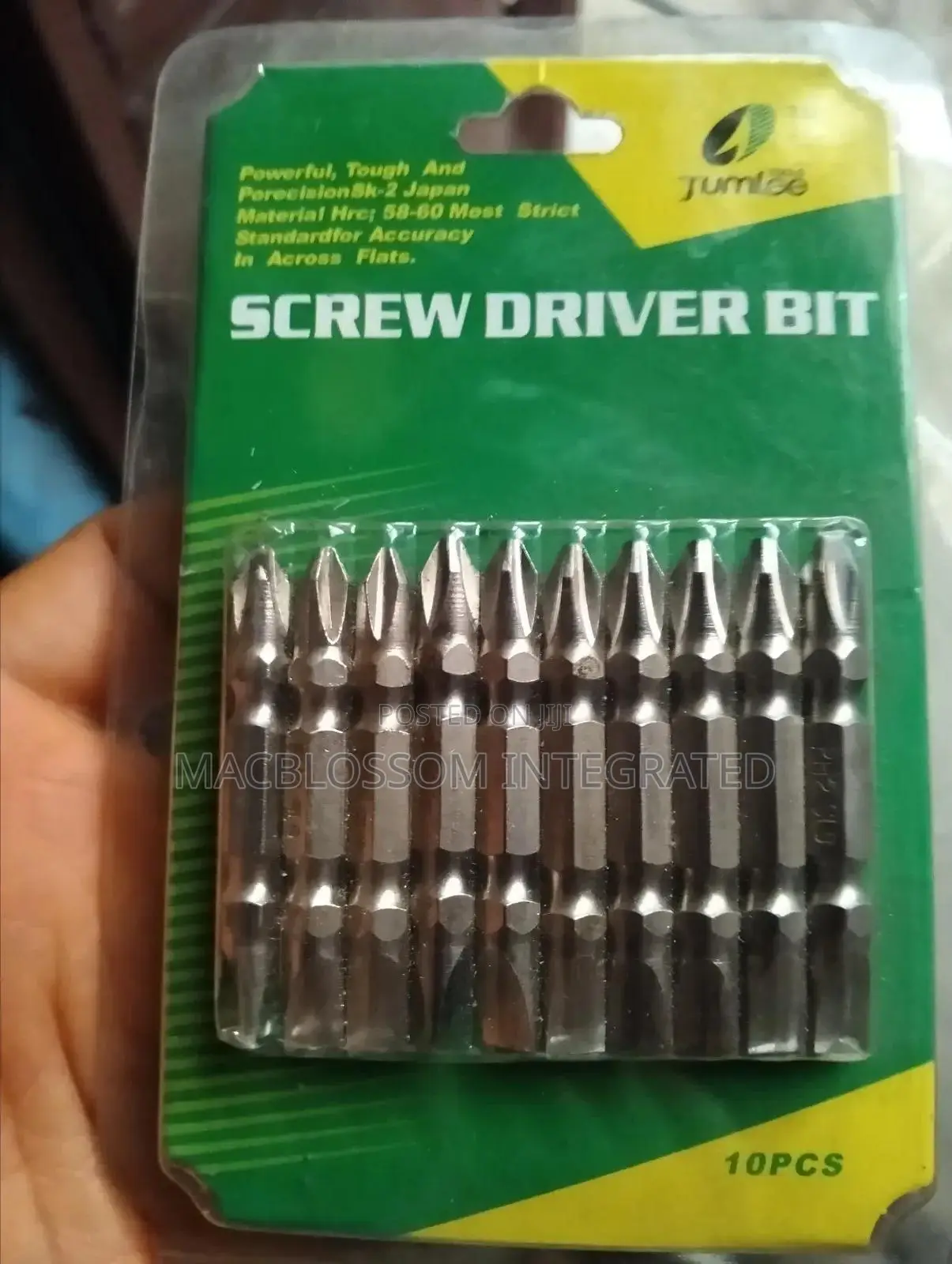 10 Piece of Flat Star Screwdriver Bit