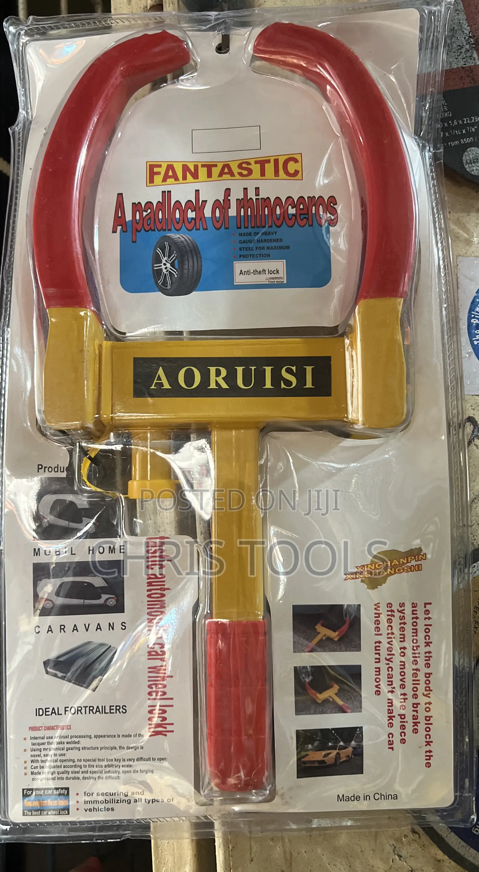 Aoruisi Manual Car Tyre Wheel Lock