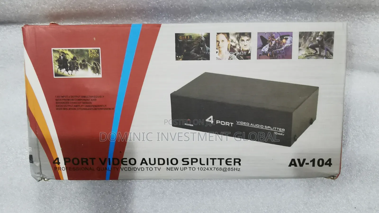 Av Splitter 4channel