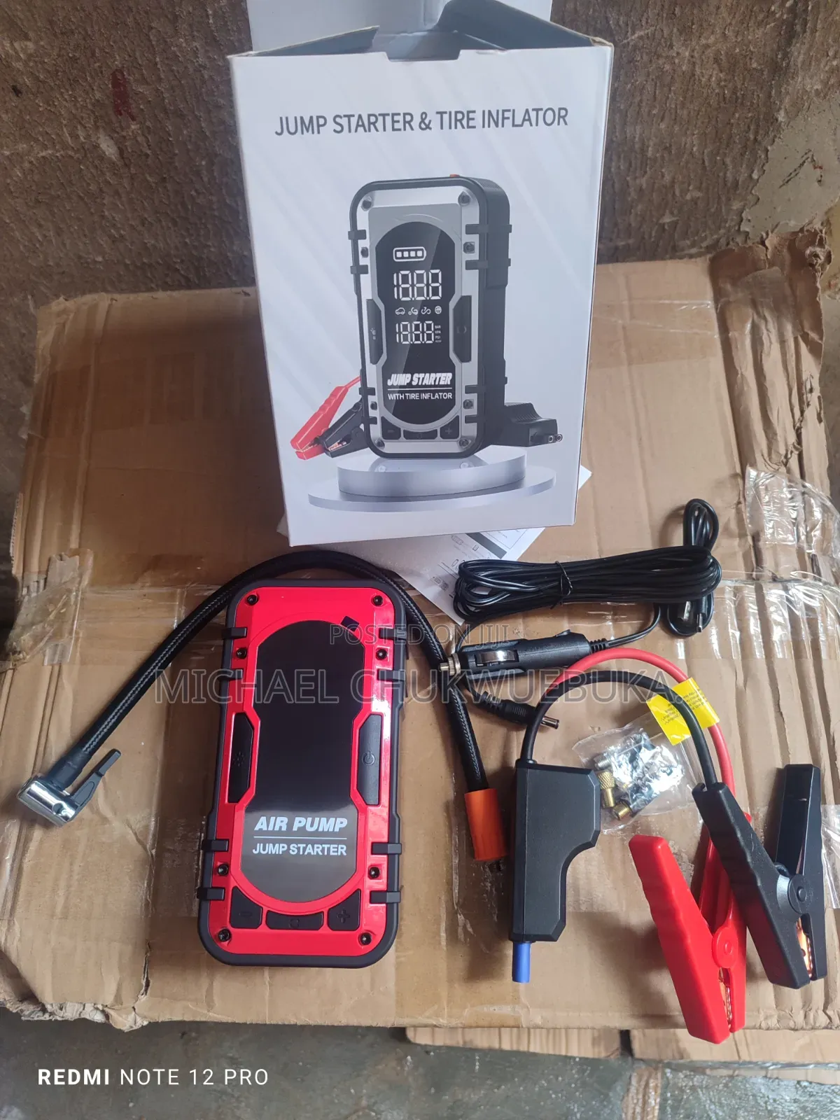 Jump Starter and Tire Inflator