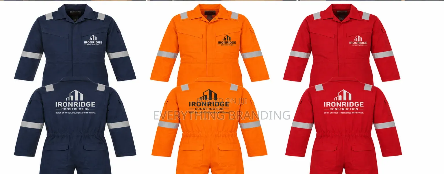 Durable Coverall Branding For Engineering Firms • Oil & Gas Workers