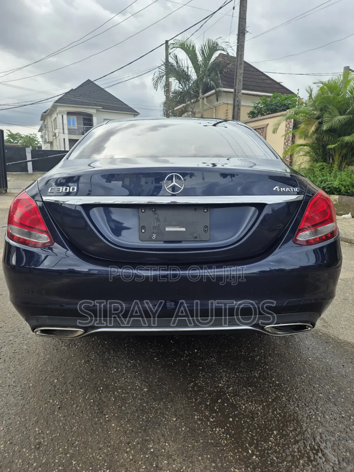 Mercedes-Benz C300 Luxury 4dr AWD 4Matic Sedan (2.0L 4cyl 7A) 2015 Blue