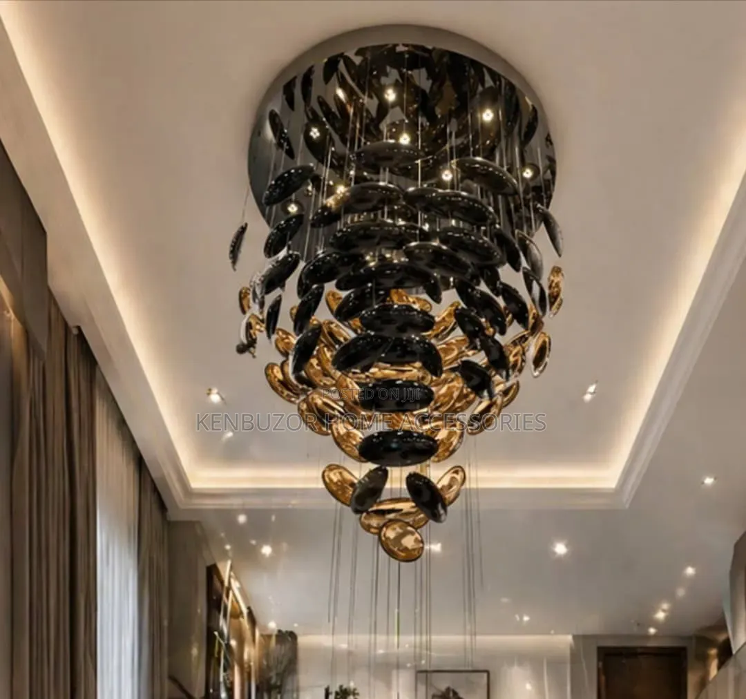 800mm 110 Egg Glass Sleek Modern Design Luxury Pendant Chandelier