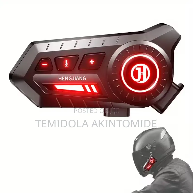 2 Pieces Helmet Intercom for Motorcycle Bluetooth Music Call