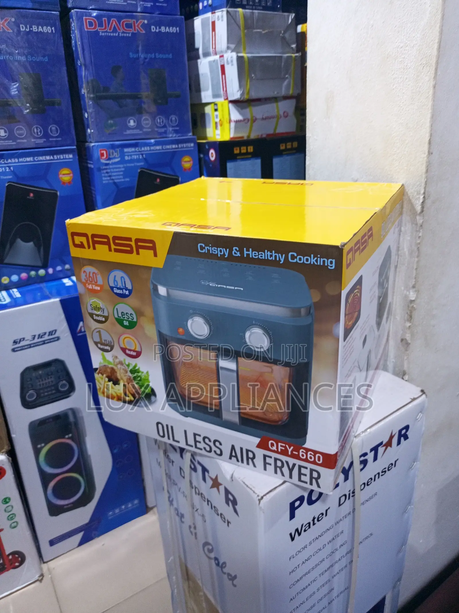 Qasa 6l Oil-Free Air Fryer for Healthy Cooking