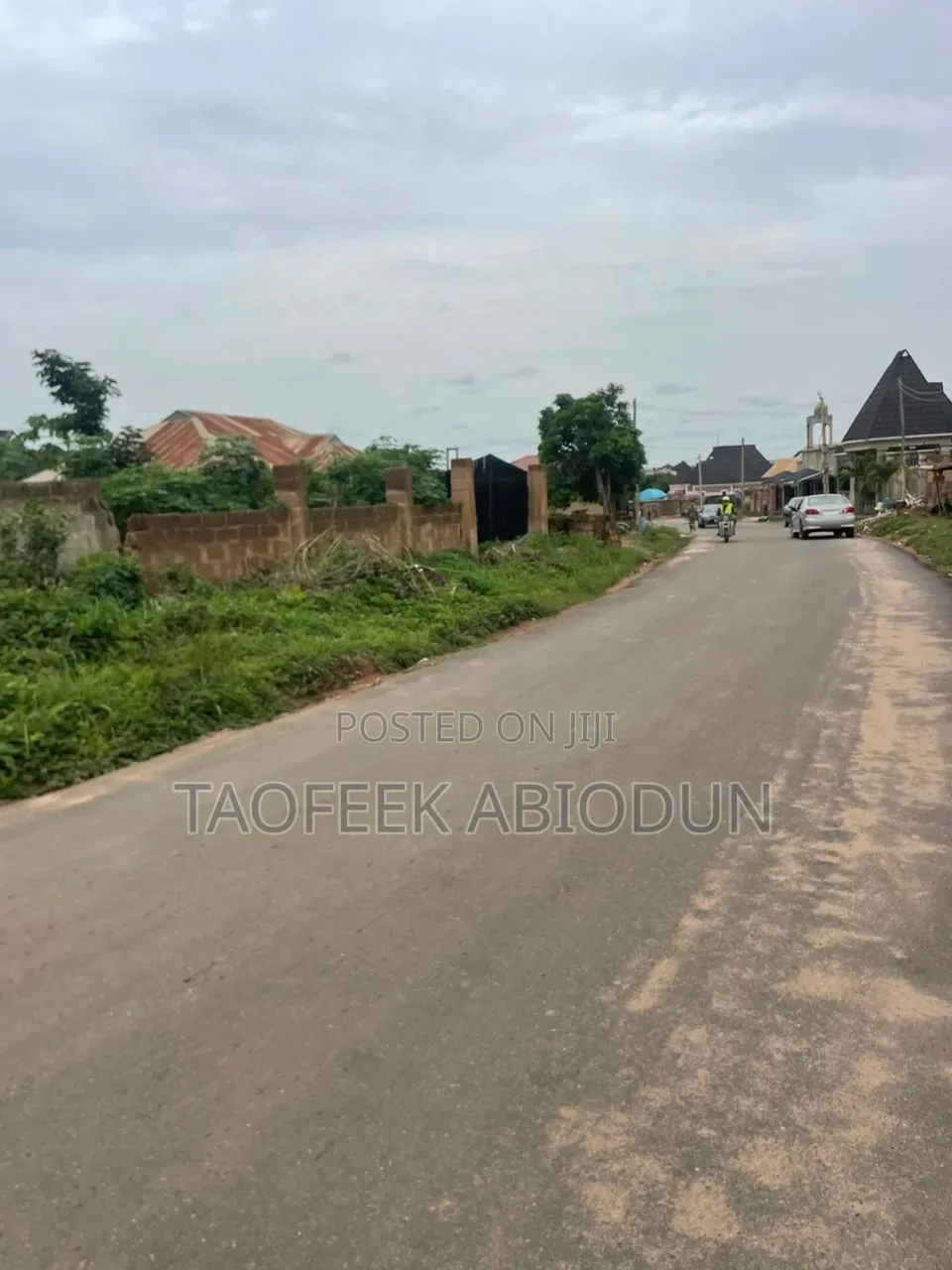 A Plot of Land With Fence and Gate at Adeleke Estate Osogbo