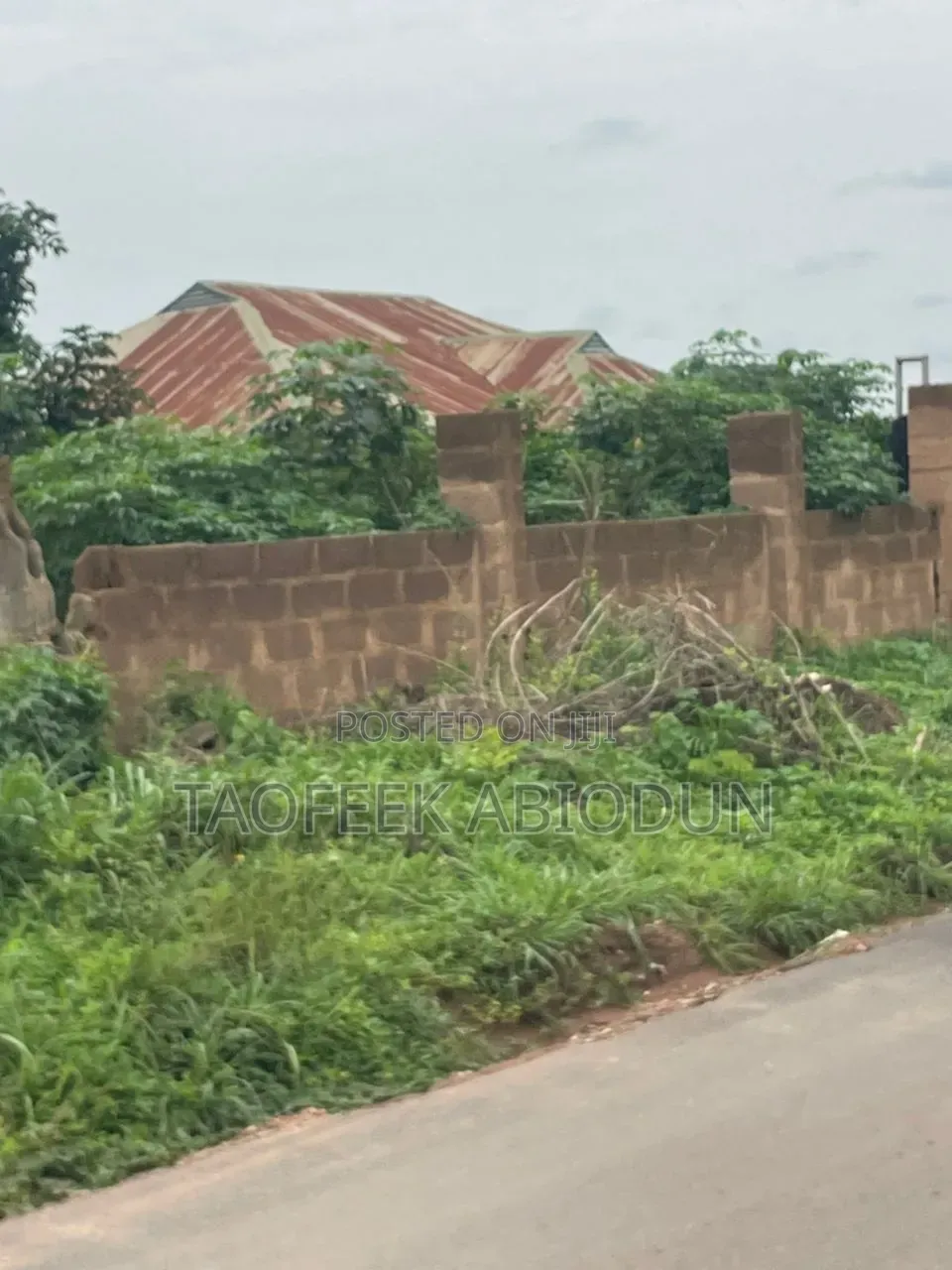 A Plot of Land With Fence and Gate at Adeleke Estate Osogbo