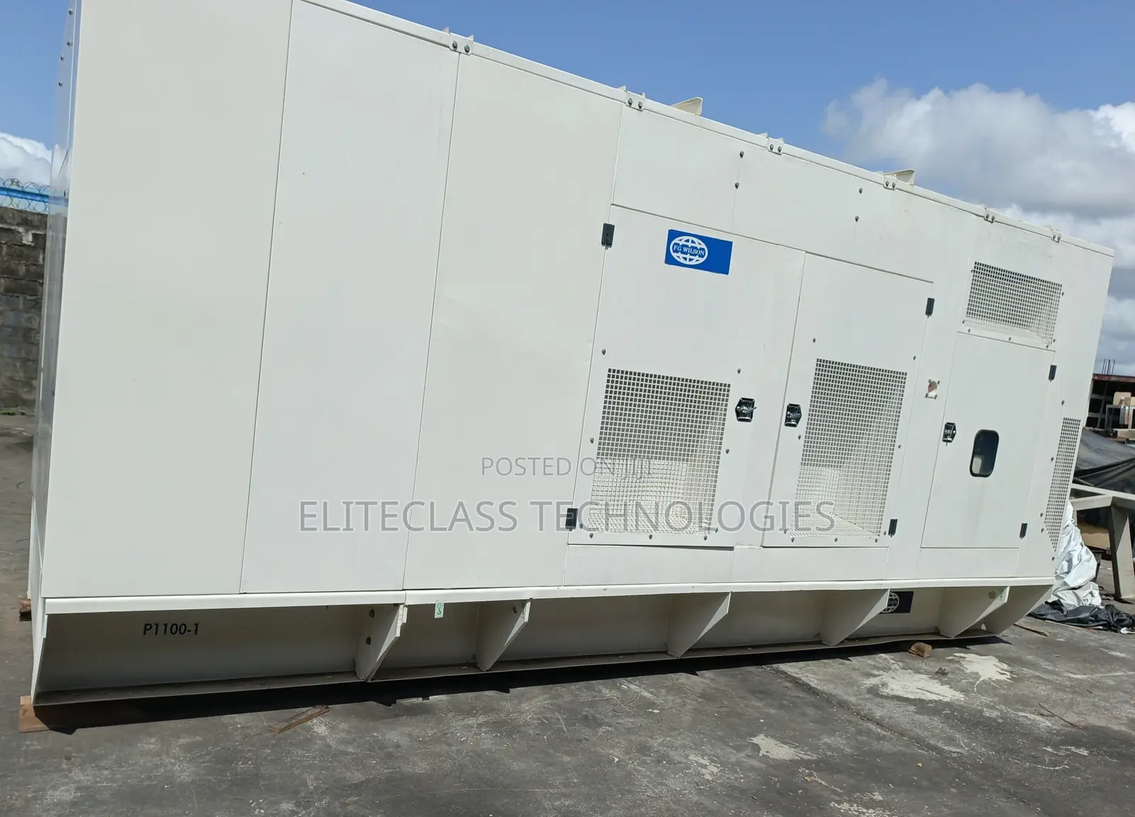 Fg Wilson 1000kva Low Noise Generator
