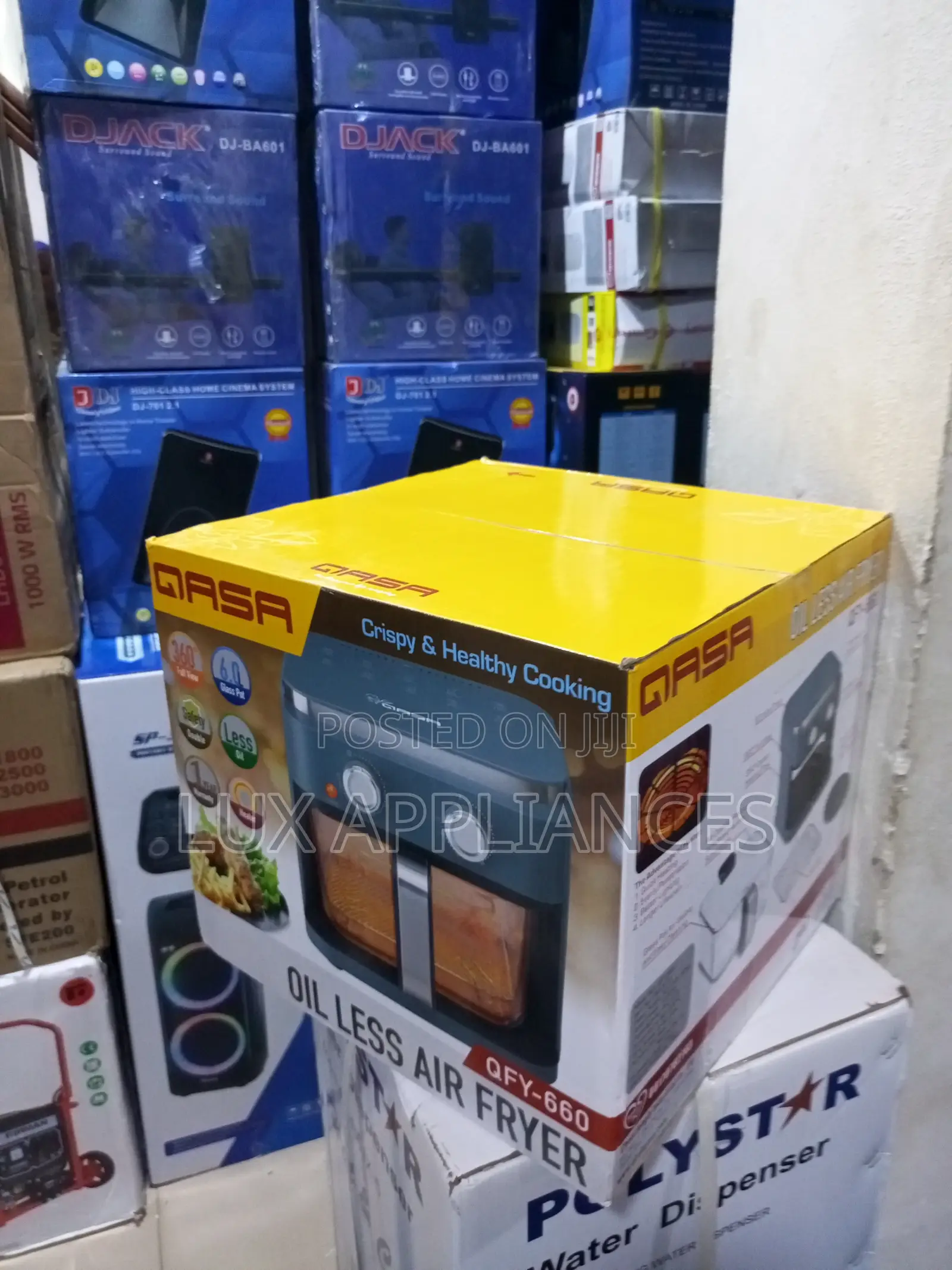 Qasa 6l Touch Screen Oil Less Air Fryer
