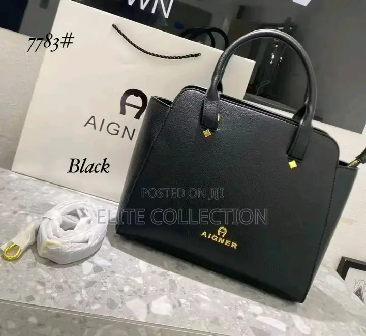 Aigner Bag Material:- Leather Gender:-Female Bag Size:- Medium