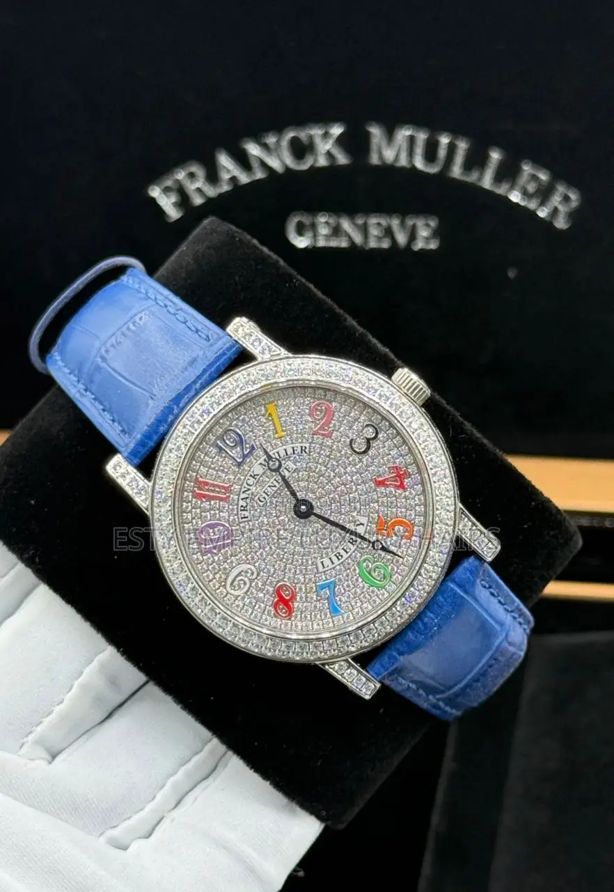 High Quality Luxury Franck Muller Leather Wristwatch