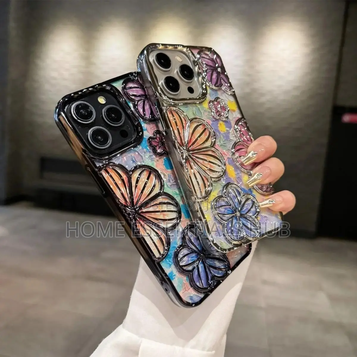 iPhone 12 Flower Pouch