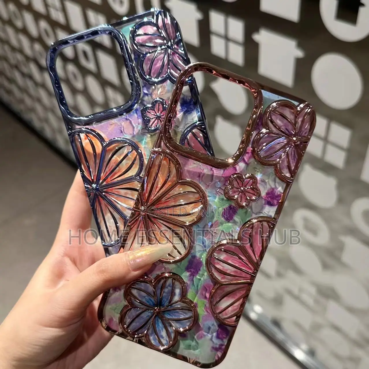 iPhone 12 Flower Pouch