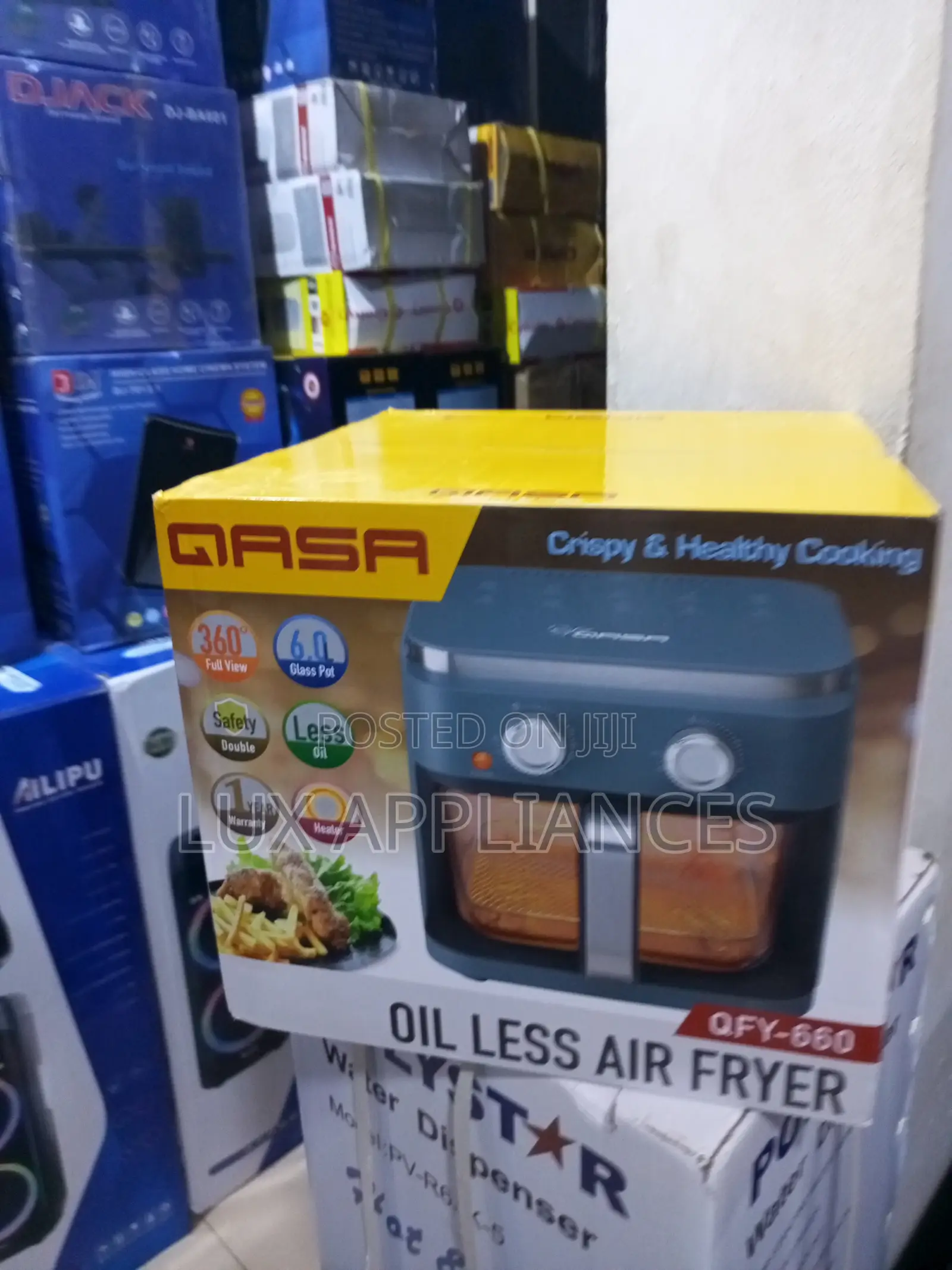 Qasa Qfy-660 Oil Less Fryer With Digital Display