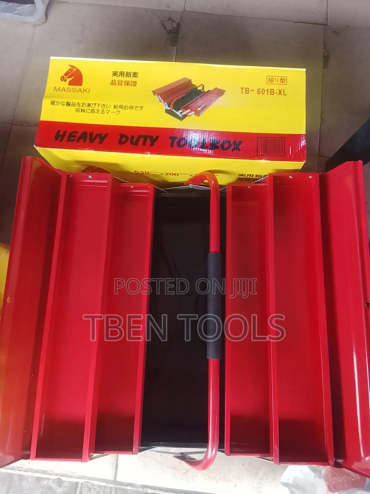 Massaki Heavy Duty Empty Toolbox