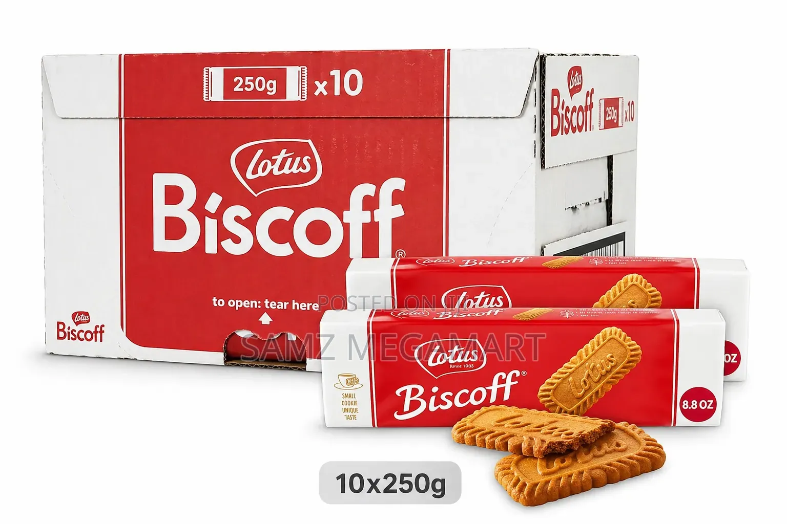 Lotus Biscoff Biscuits 10x250g