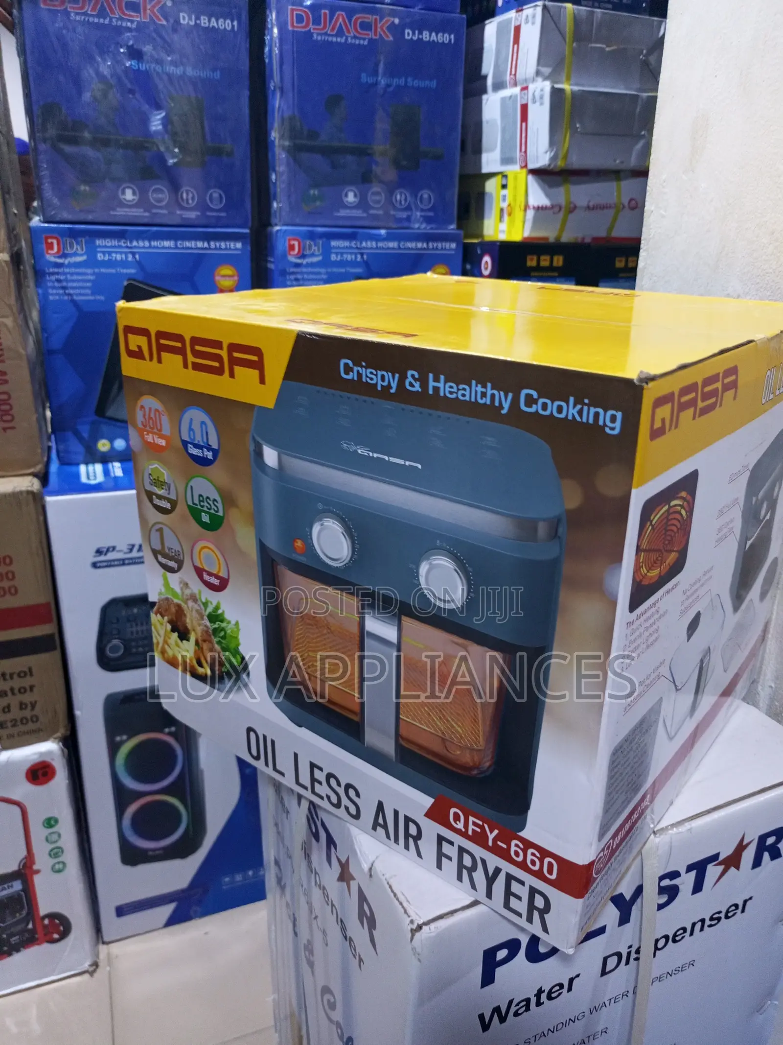 Qasa 6l Oil-Free Fryer for Family Meals