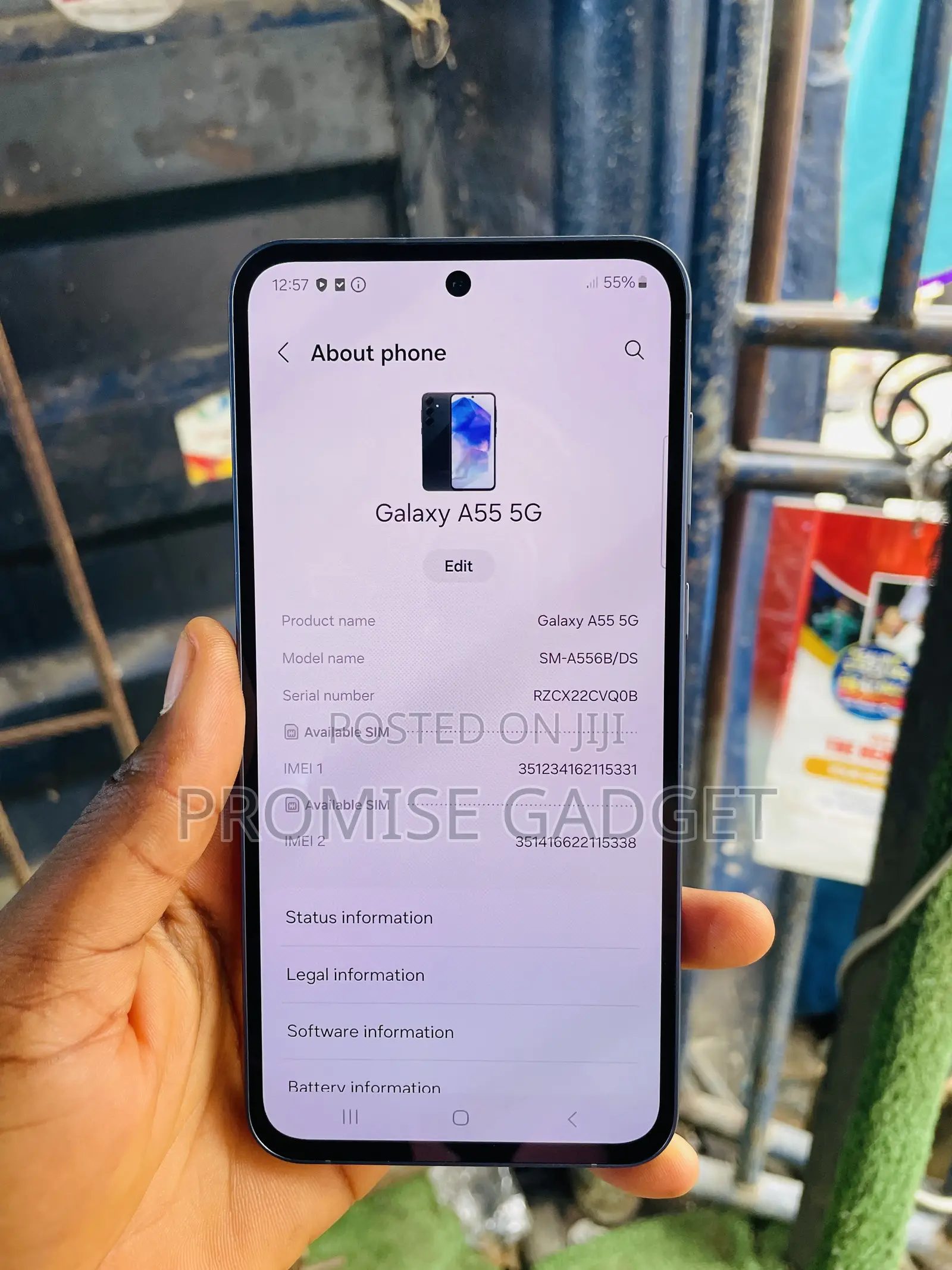 Samsung Galaxy A55 128 GB Blue