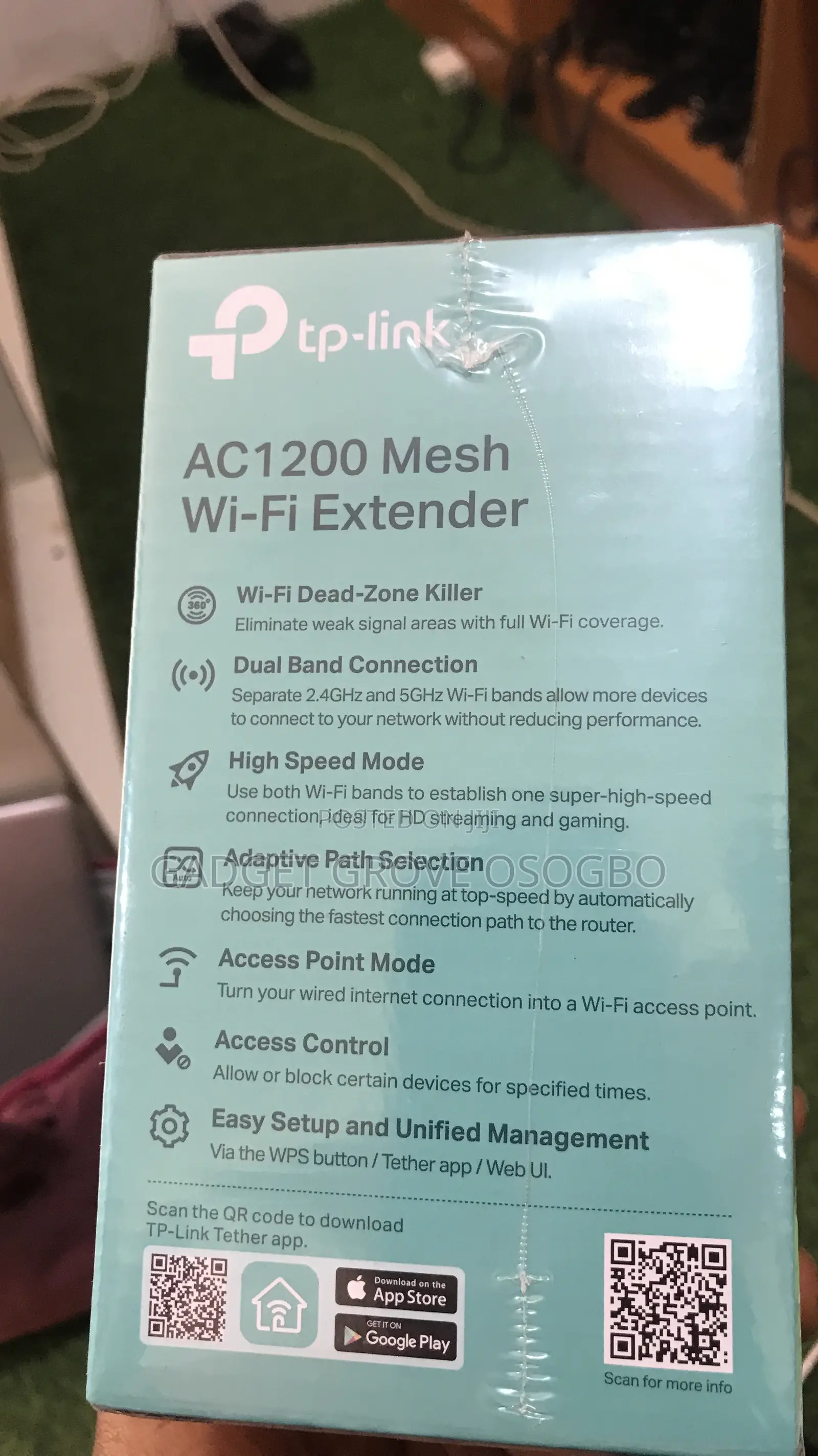 Tp Link Mesh Wi-Fi Extender Ac 1200 Dual Band