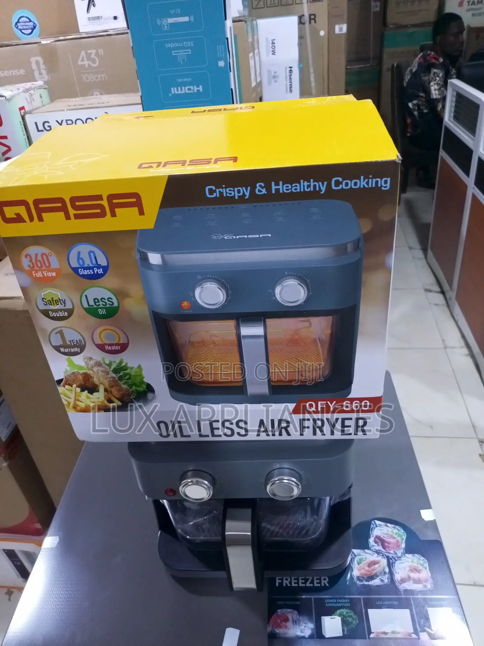 Qasa Qfy-660 Easy Use Air Fryer 1200w